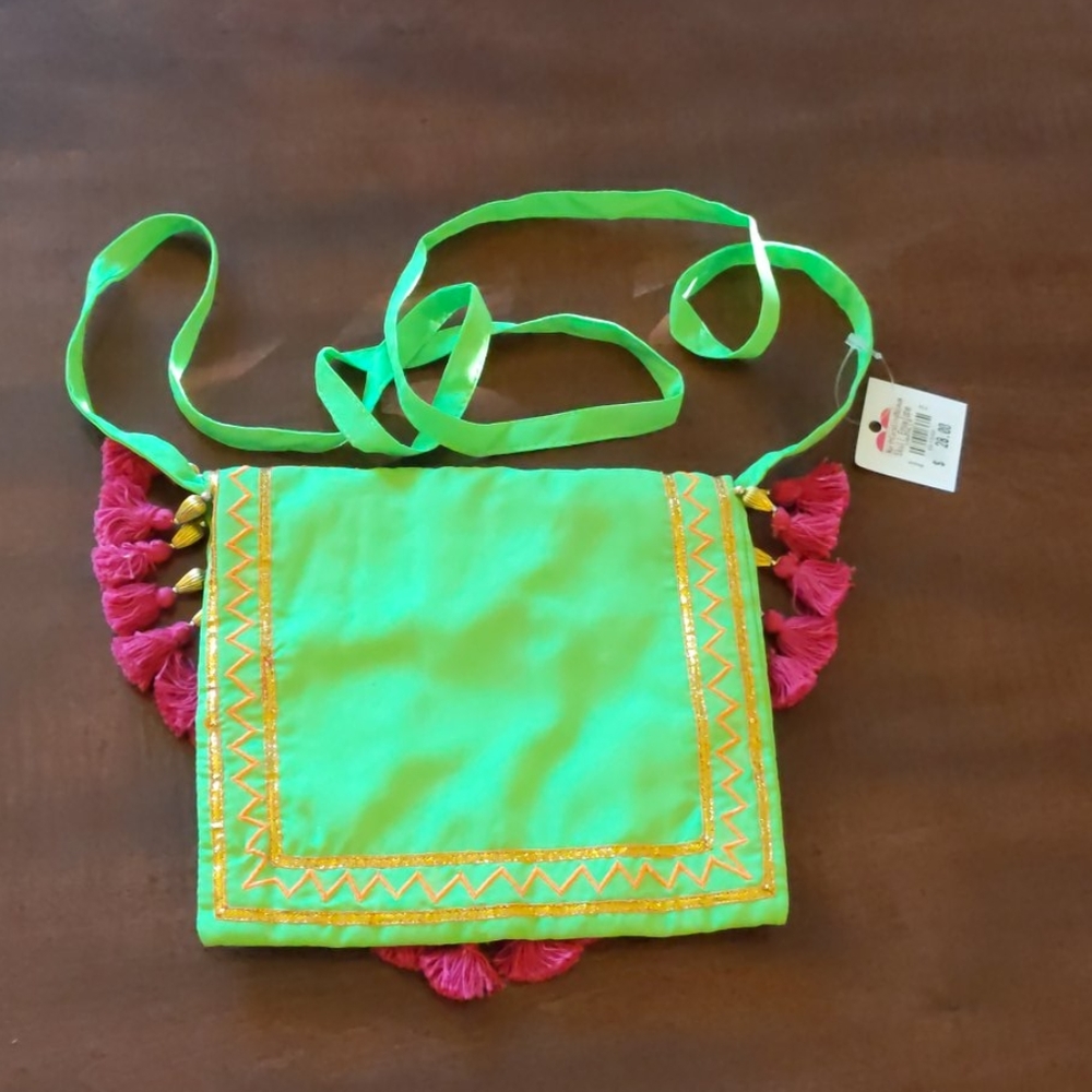 Day of the Dead purse (green, pink)  NWT - Picture 7 of 11